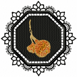 Garlic Embroidery Design 1 Garlic Embroidery Design 1